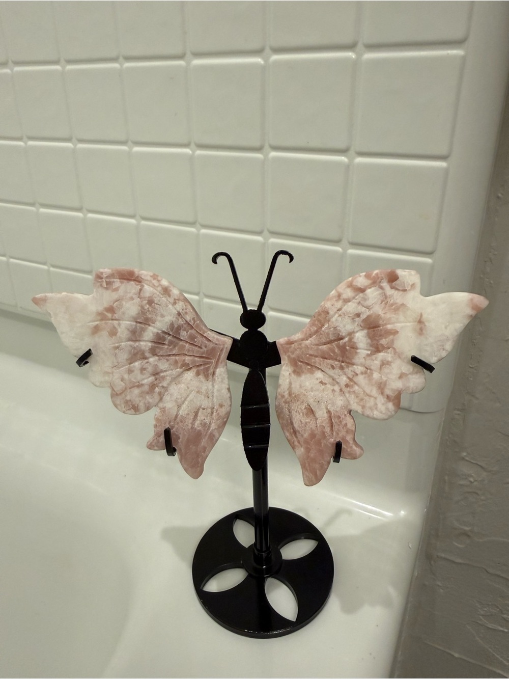 Pink Opal Butterfly Wings